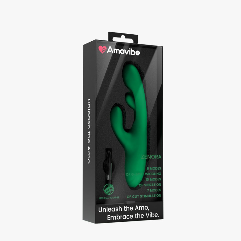 Инновационный вибратор кролик Zenora AMO-V-006